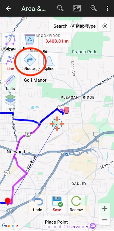 Direction Route