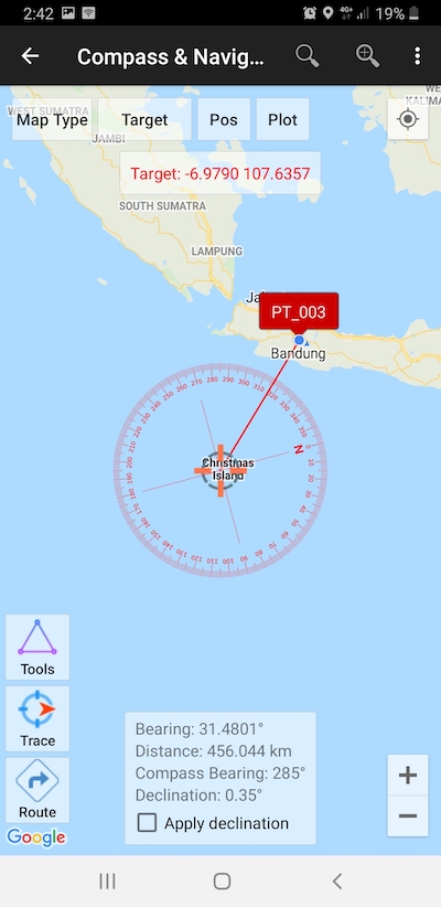 UTM Geo Map Compass Map Module